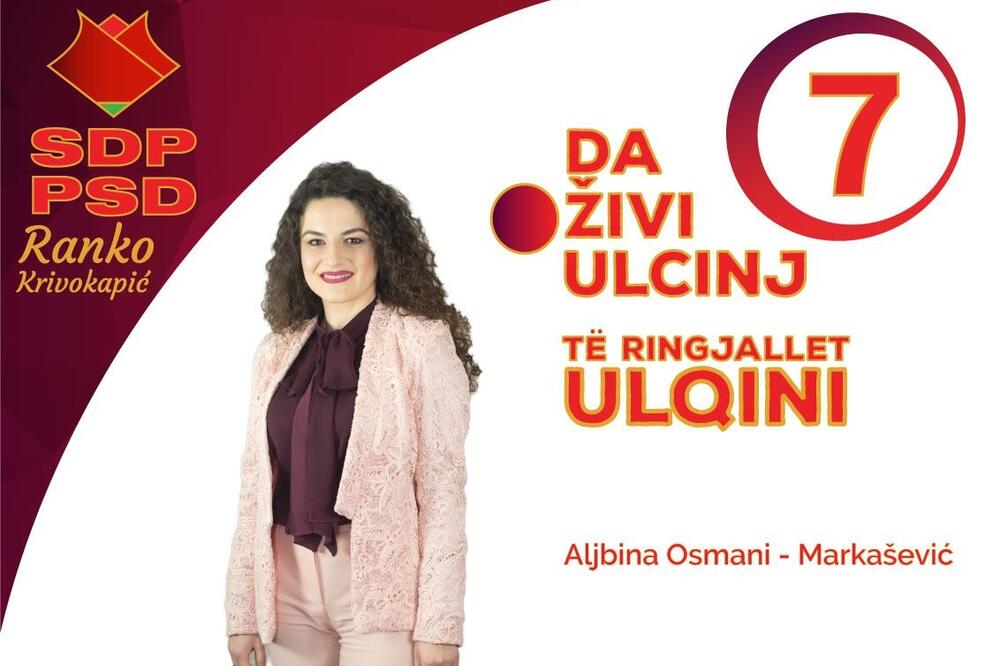 Albina Osmani Markašević, Foto: SDP Ulcinj