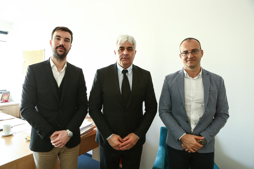 Miloš Lalević, Nenad Koprivica, Boban Stanković, Foto: Ministarstvo sporta