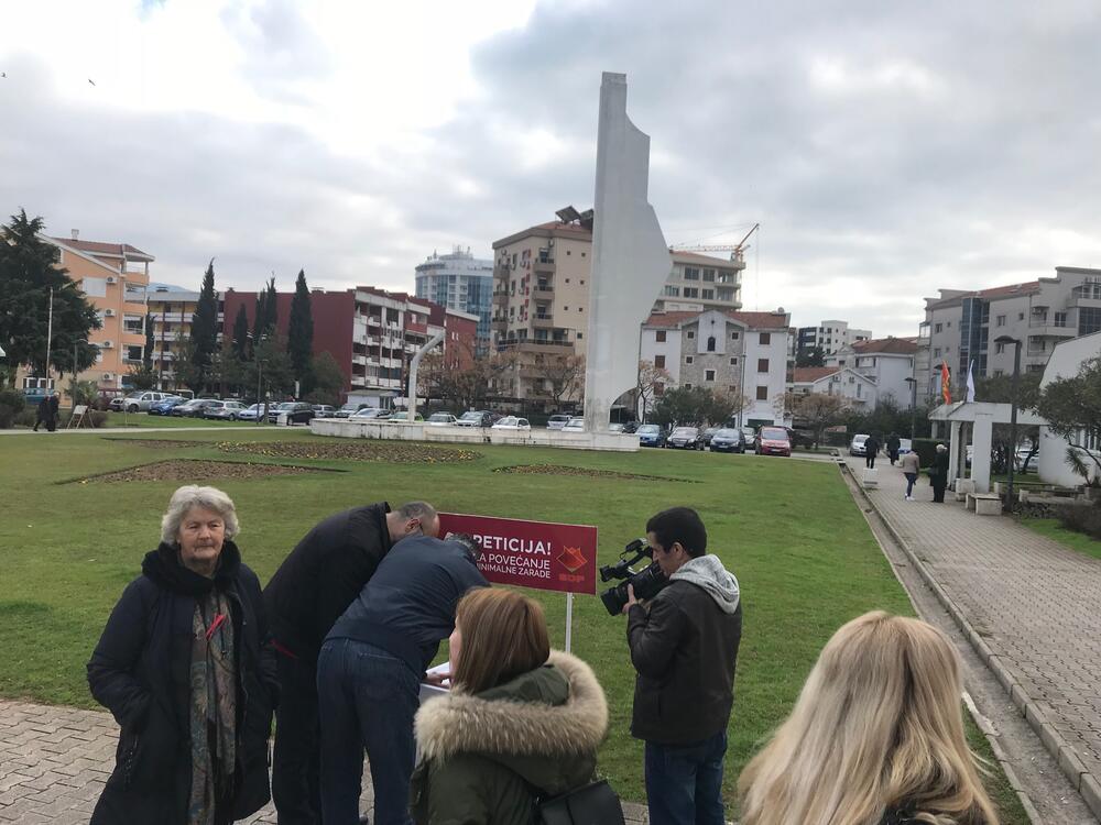 SDP Budva, potpisivanje peticije