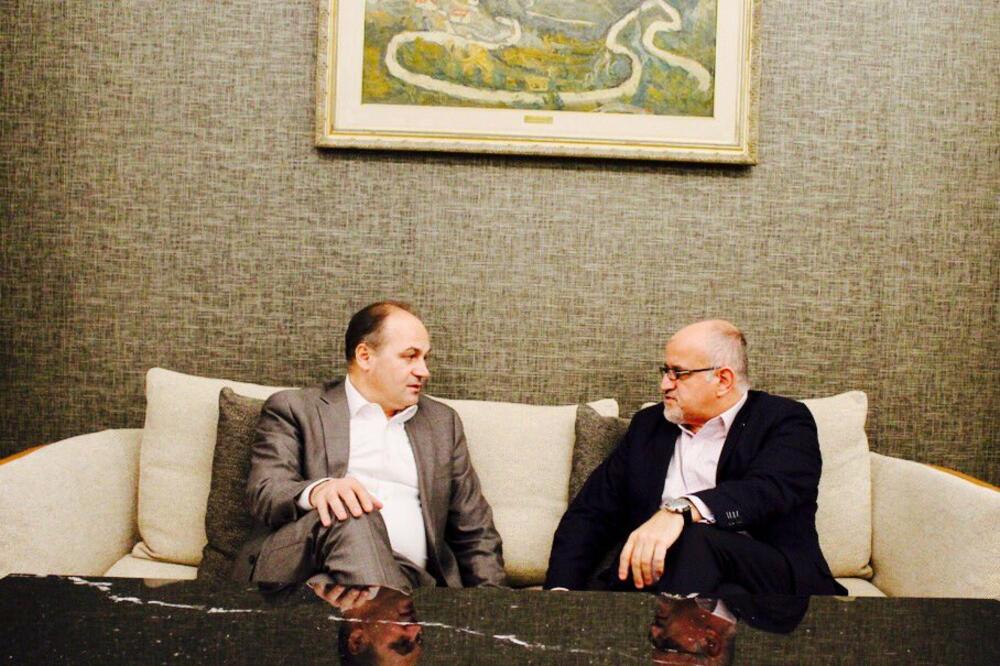 Enver Hodžaj, Srđan Darmanović, Foto: Twitter.com