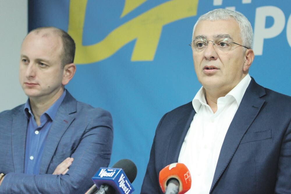 Milan Knežević, Andrija Mandić, Foto: Filip Roganović