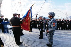 Kapetan fregate Vesko Tomanović vodi Mornaricu
