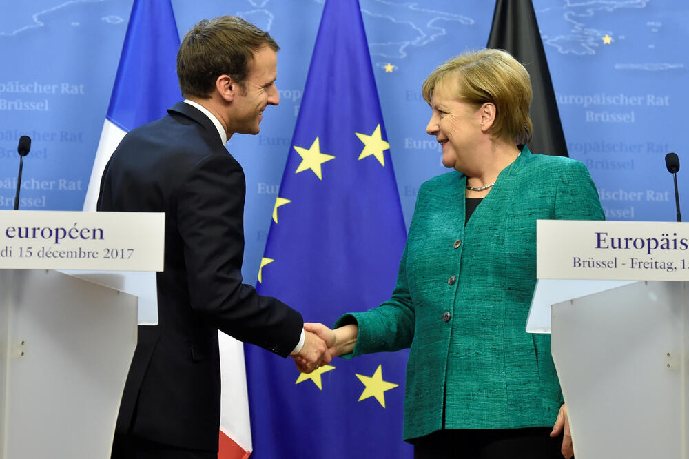 Emanuel Makron, Angela Merkel, Foto: Reuters