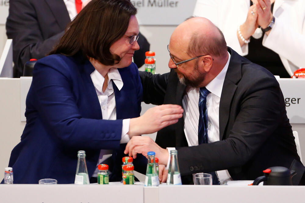 Andrea Nahles, Martin Šulc, Foto: Reuters