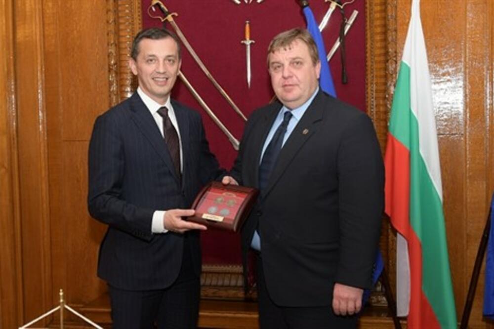 Predrag Bošković, Krasimir Karakačanov, Foto: Ministarstvo odbrane Crne Gore