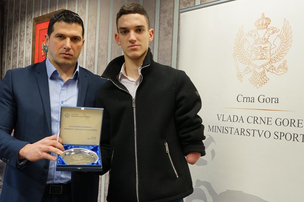 Nikola Janović i Filip Radović, Foto: Ministarstvo sporta