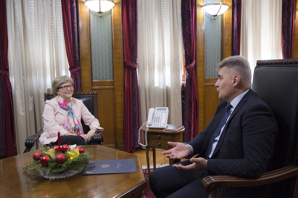 Margaret En Uehara, Ivan Brajović, Foto: Skupština Crne Gore