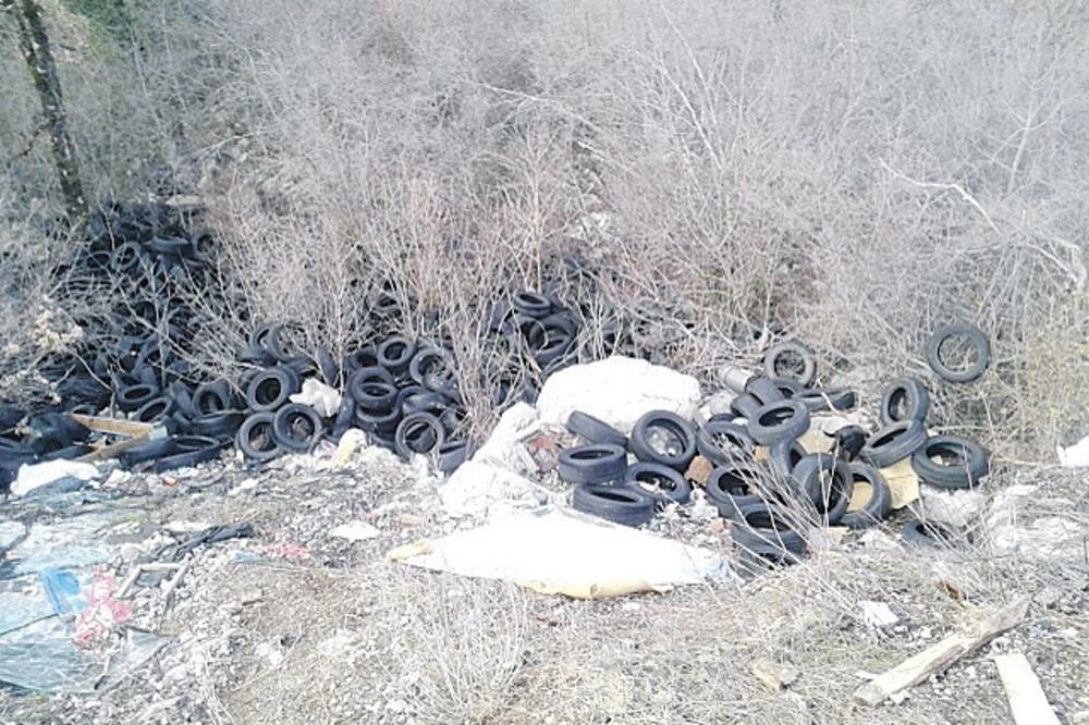 divlja deponija, Nikšić, Foto: DMEN