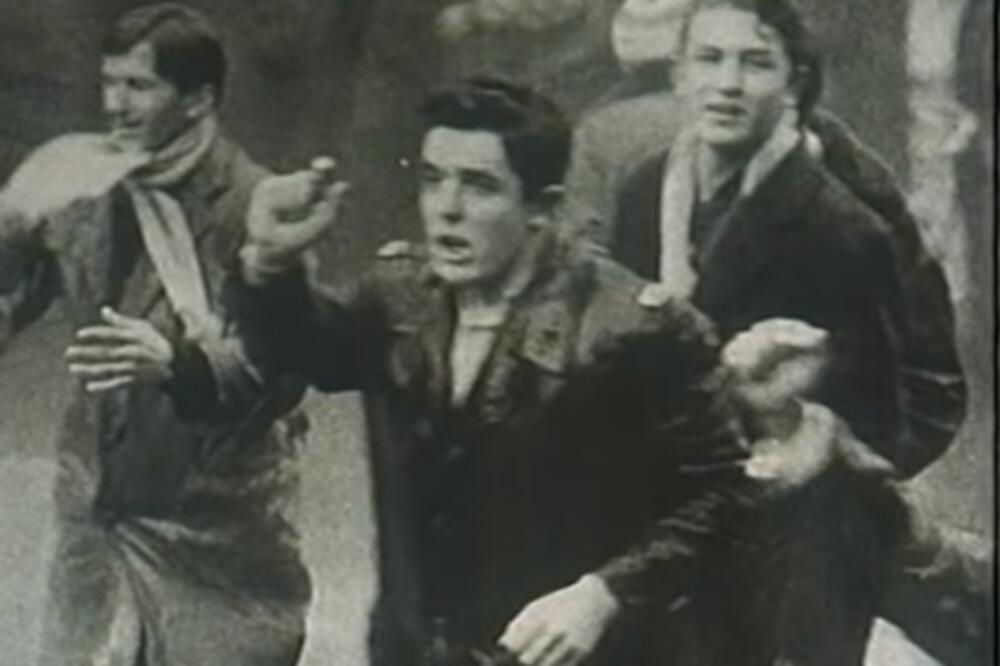 Studentski protesti, 1968, Beograd, Foto: Screenshot (YouTube)