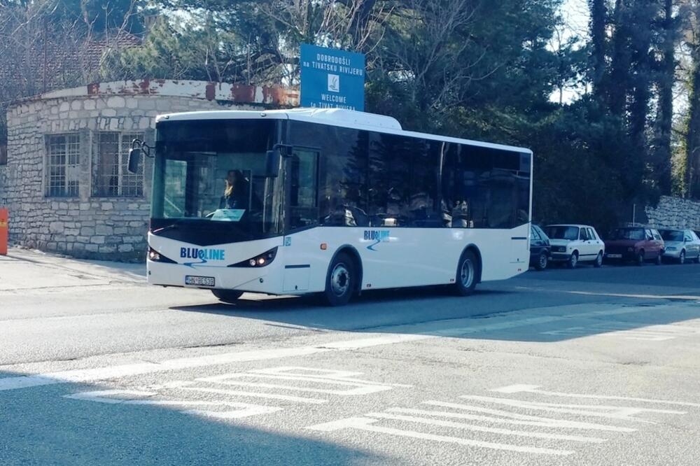 Autobus gradskog saobraćaja u Tivtu, Foto: Siniša Luković