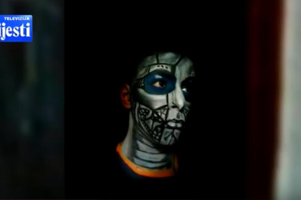 Oslikavanje lica, Foto: Screenshot (TV Vijesti)