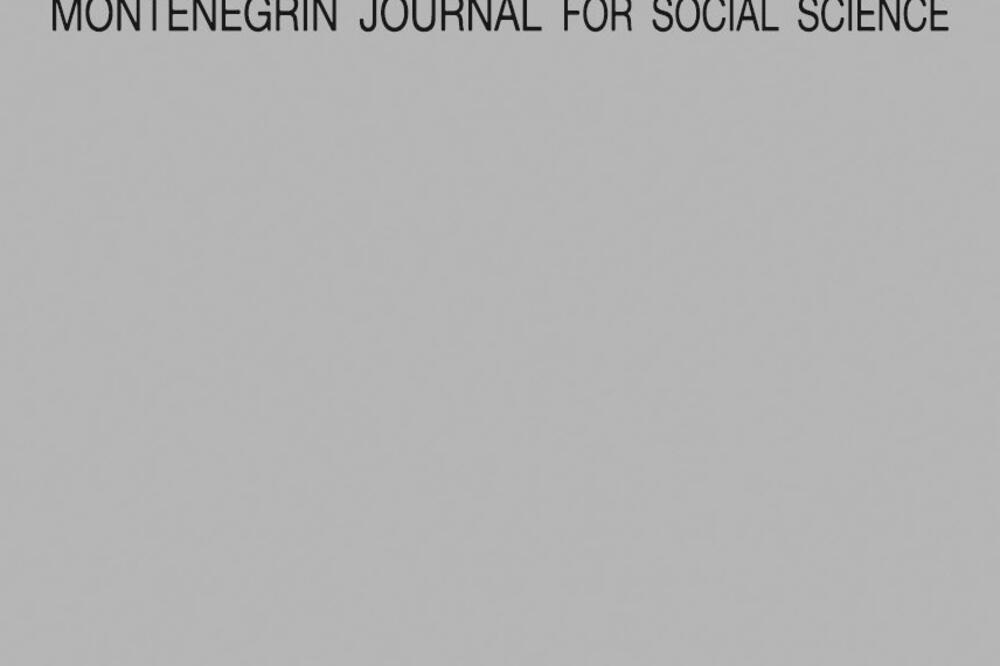 Montenegrin journal for social sciences, Foto: Printscreen