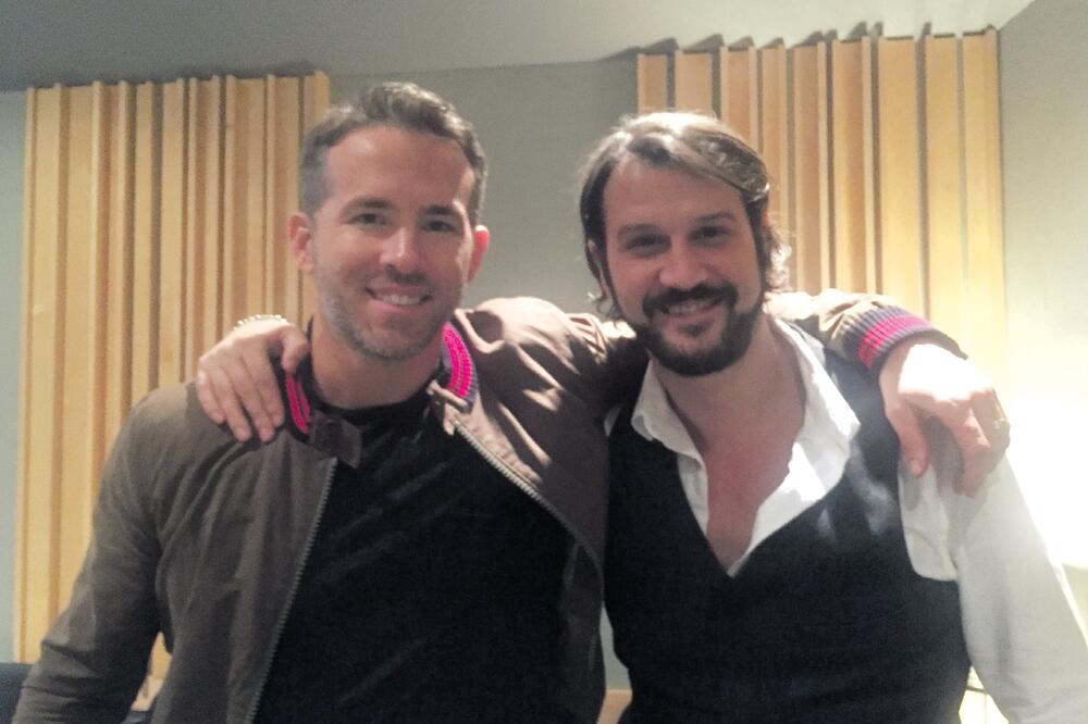 Stefan Kapičić, Rajan Rejnolds, Foto: Privatna arhiva