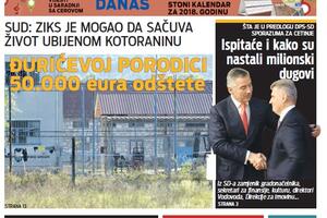 Danas u "Vijestima" čitajte...