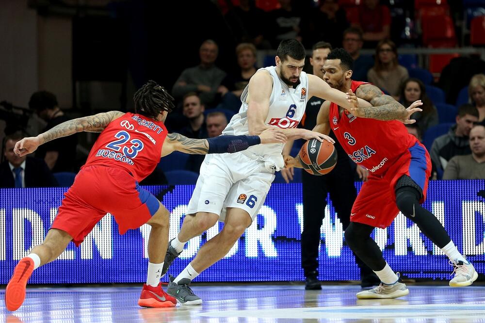 Filip Barović na meču sa CSKA