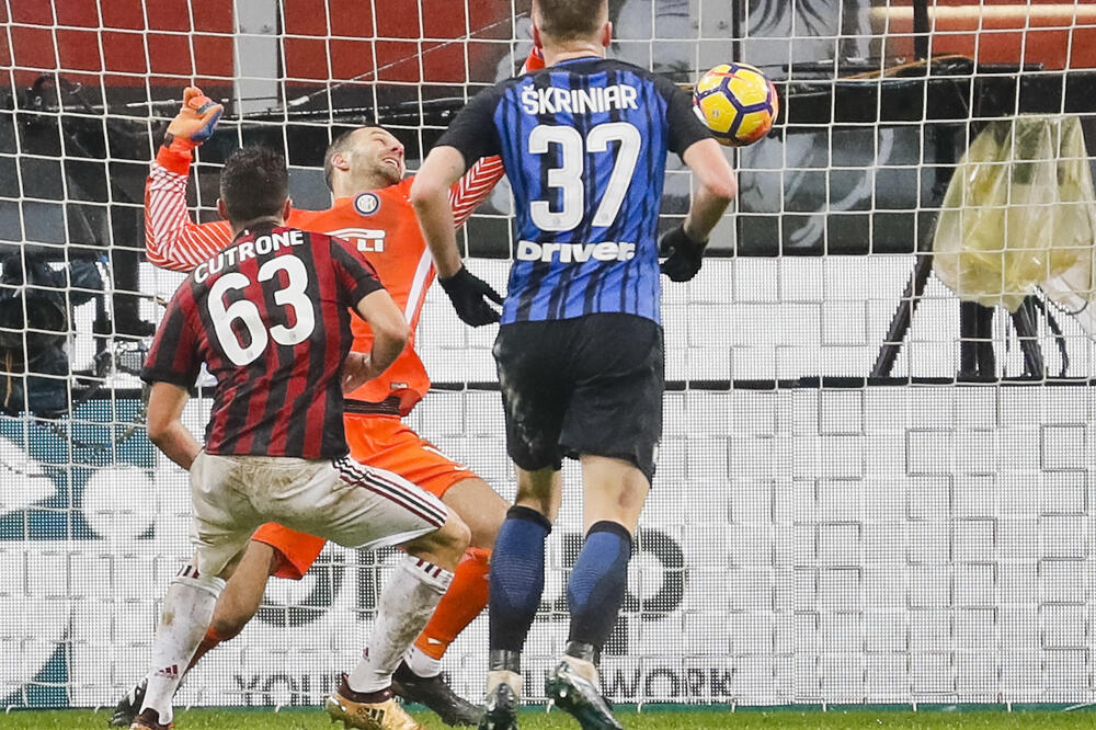 Patrik Kutrone Milan - Inter, Foto: Beta/AP
