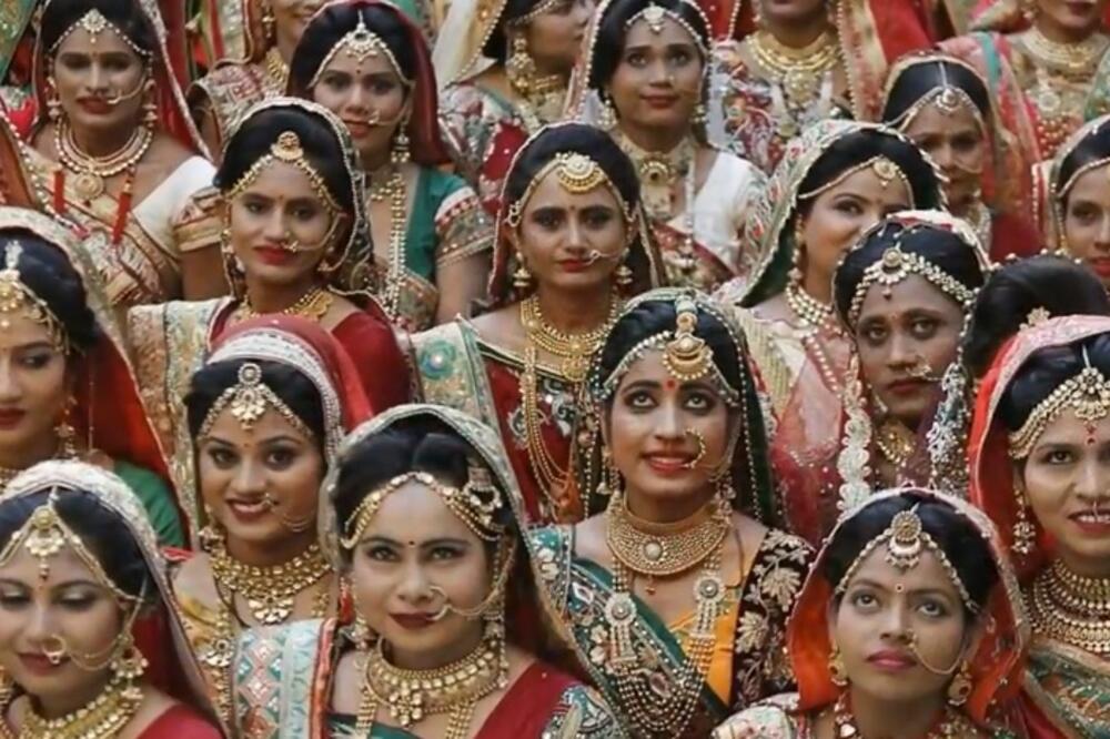 India masovno vjenčanje, Foto: Screenshot (YouTube)