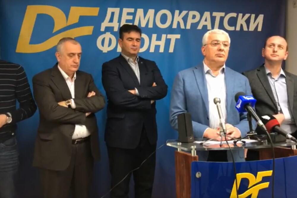 DF, Demokratski front, Foto: Screenshot (Facebook video)