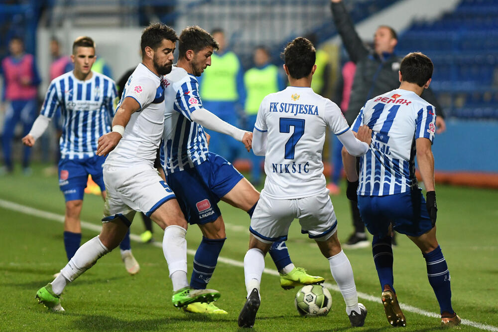 Sa prvenstvenog meča Budućnost - Sutjeska