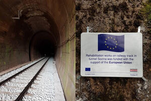 Završena rekonstrukcija pruge u tunelu Sozina