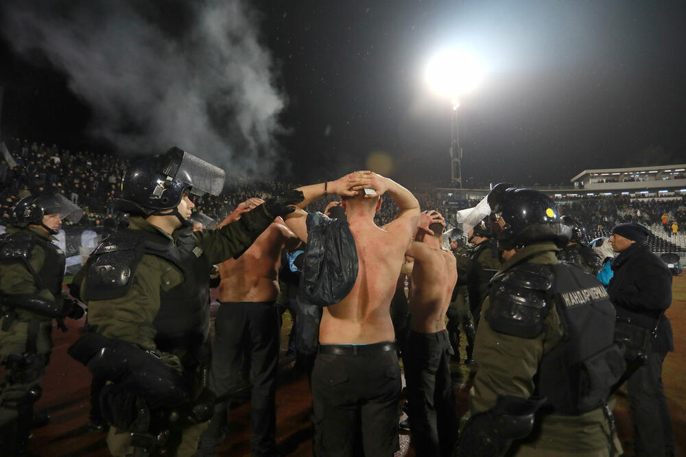 Grobari, tuča, Foto: Reuters