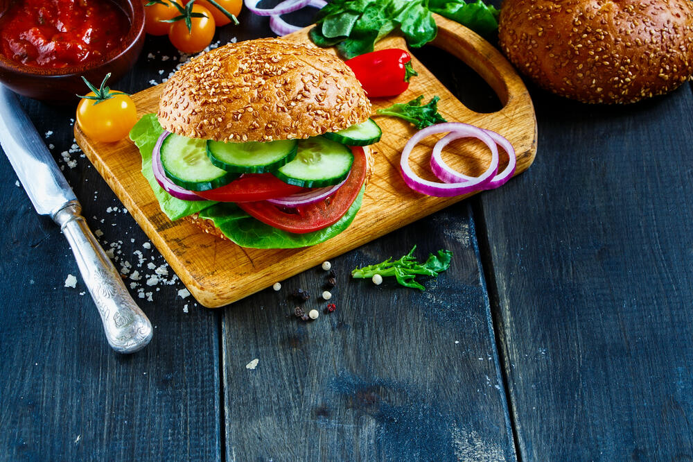 vegan burger, Foto: Shutterstock