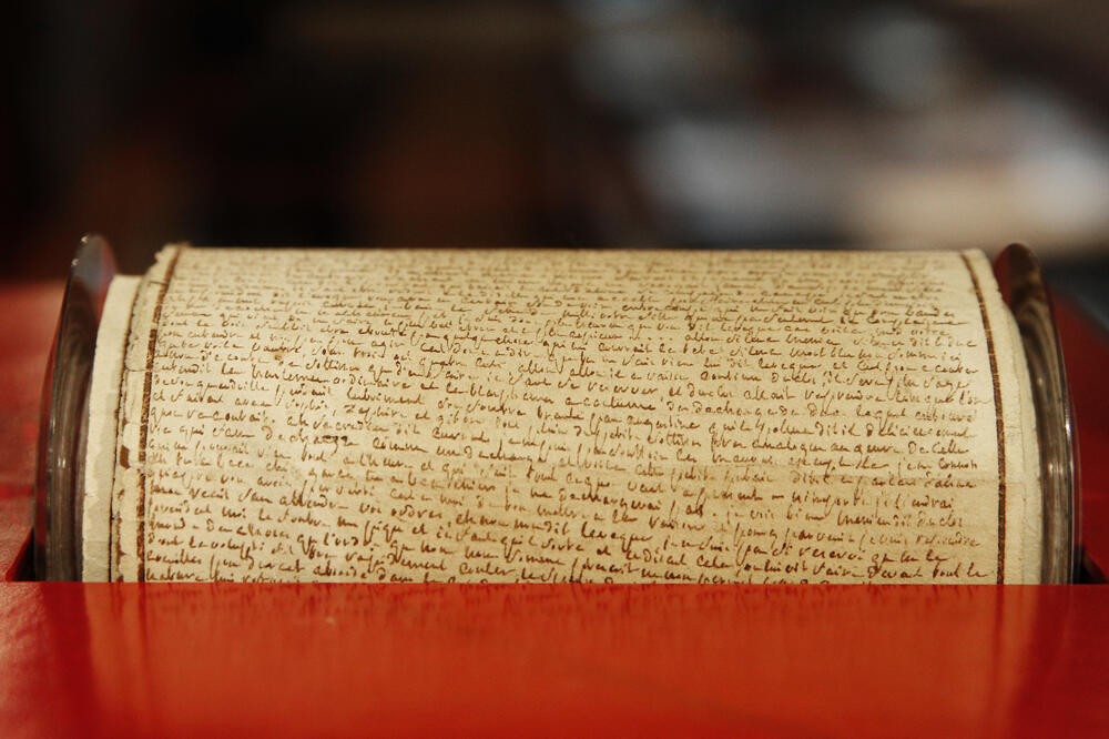 Markiz de Sad rukopis, Foto: Beta-AP