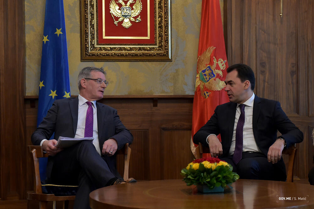 Dejvid Martin, Zoran Pažin, Foto: Vlada Crne Gore