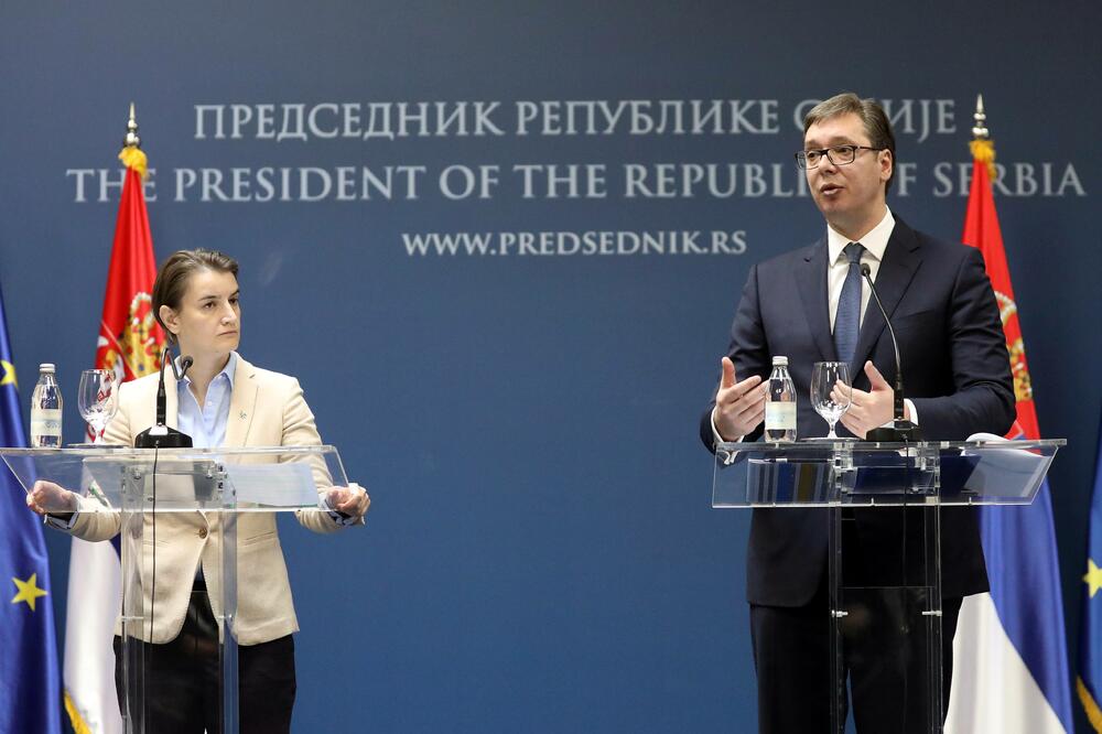 Ana Brnabić, Aleksandar Vučić, Foto: Beta-AP