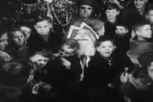 Dirljivi snimak iz 1944: Američki vojnici provode Božić u sirotištu