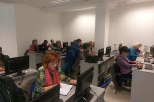 Podgorica, za kraj godine, domaćin kursa INTERNET ZA SENIORE