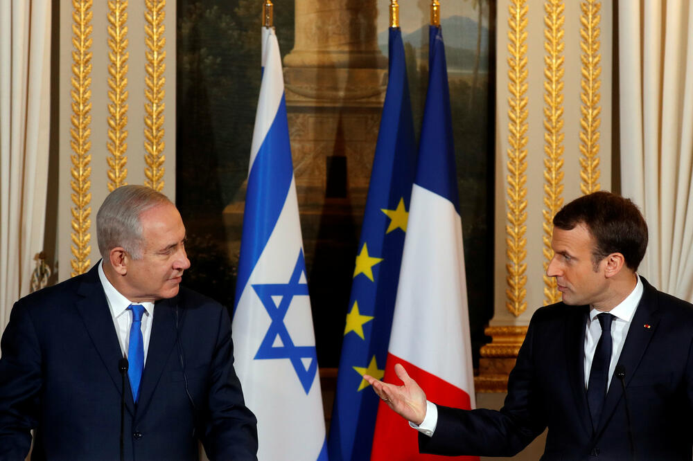 Benjamin Netanjahu, Emanuel Makron, Foto: Reuters