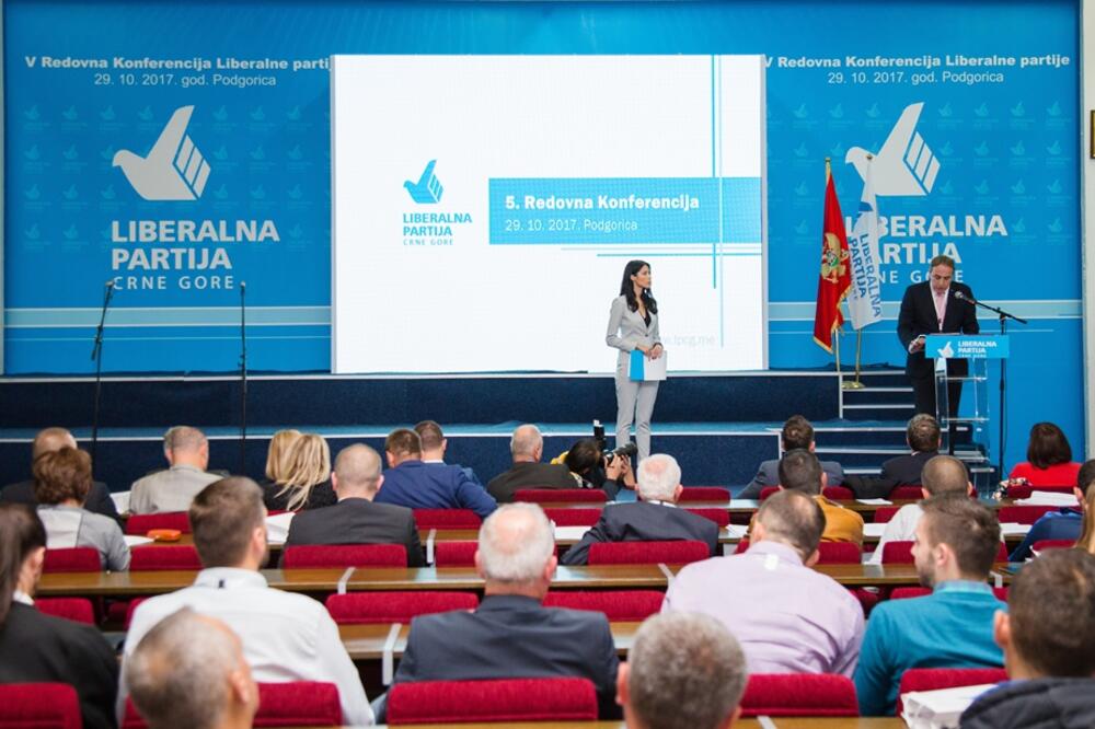 Liberalna partija imenovala najviše organe, članovi bliski Rađenoviću