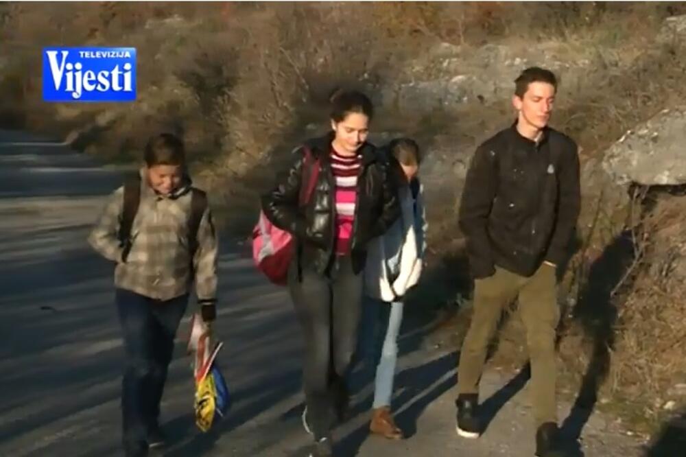 osnovci Krševo, Foto: Screenshot (TV Vijesti)