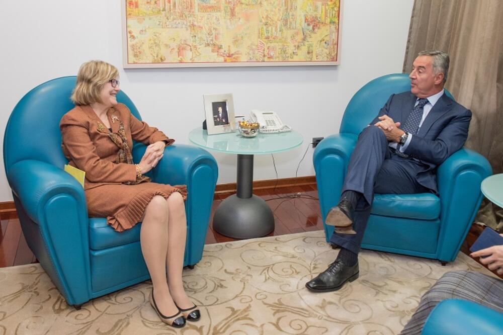 Margaret En Uehara, Milo Đukanović, Foto: Dps.me