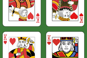 Zbog čega kralj srce jedini nema brkove?