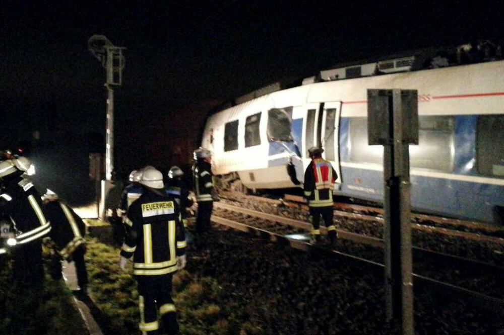 sudar Njemačka voz, Foto: Reuters