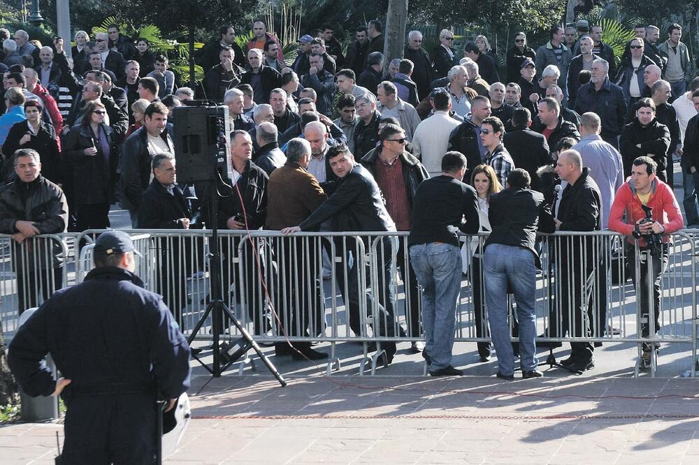 protest radnici KAP, Foto: Boris Pejović