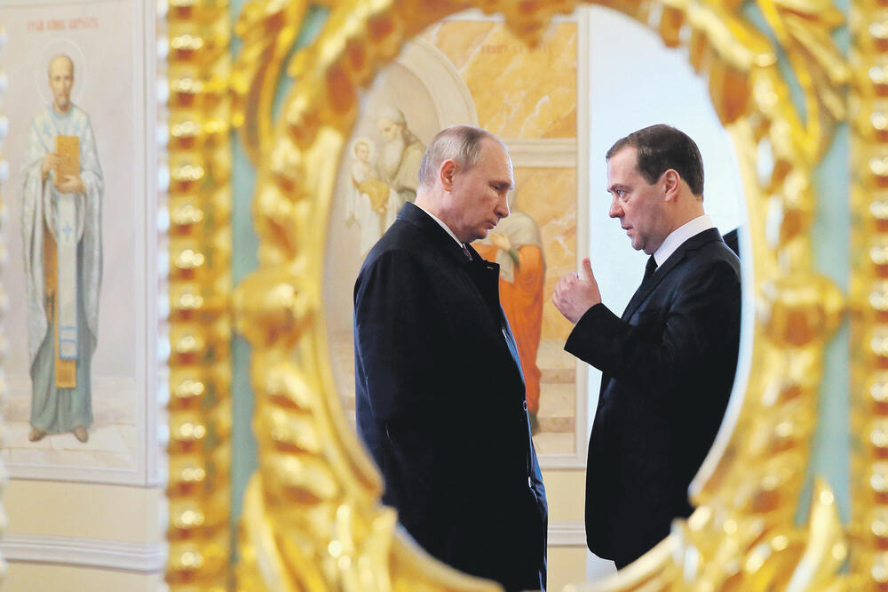 Vladimir Putin, Dmitrij Medvedev, Foto: Reuters