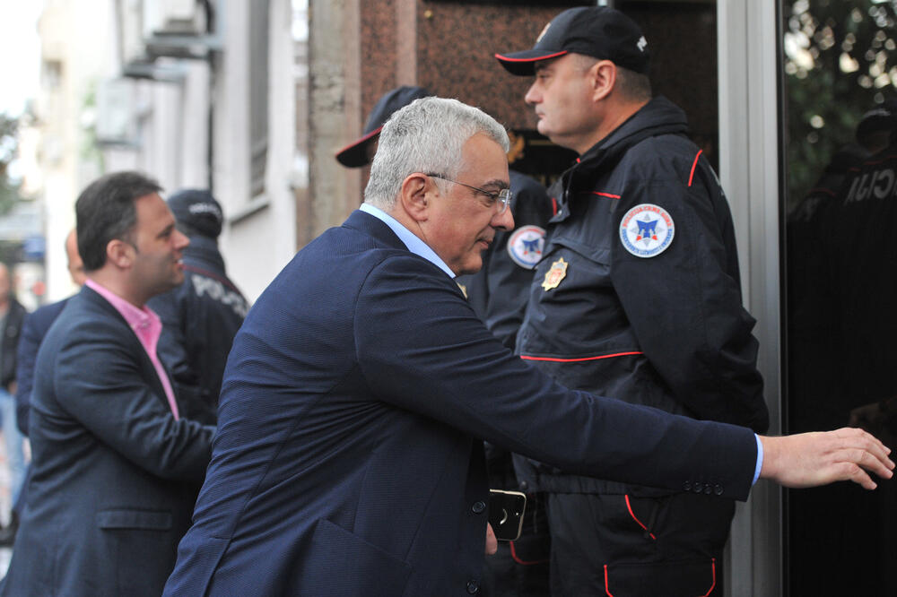 Suđenje državni udar, Andrija Mandić, Foto: Savo Prelević
