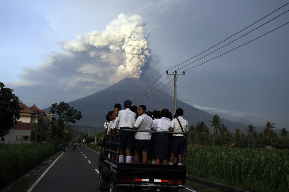Vulkan na Baliju, Foto: Beta/AP