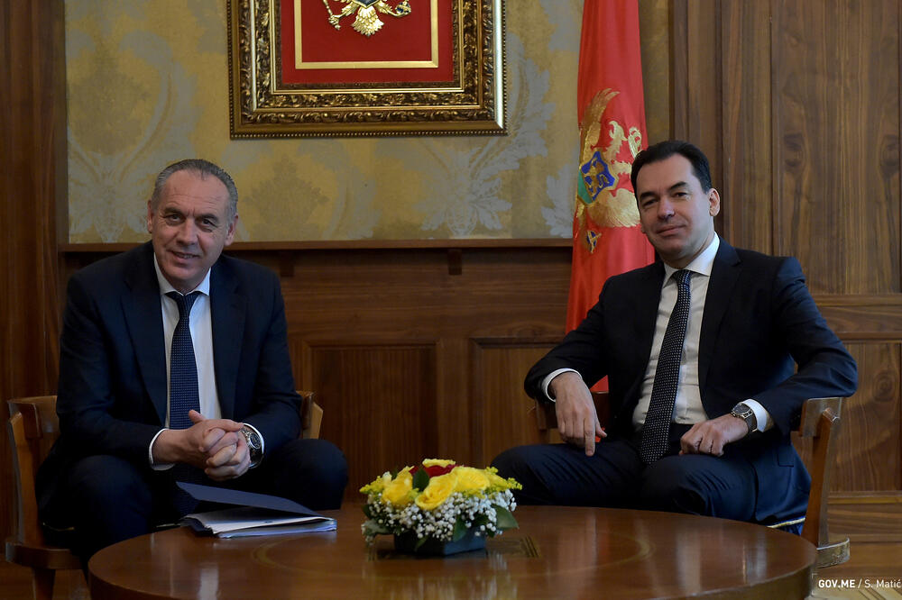 Đovani Lenjini, Zoran Pažin, Foto: Gov.me