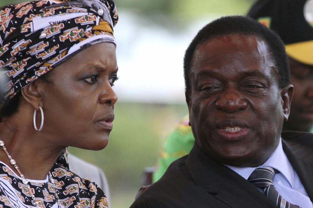 Grejs Mugabe, Emerson Mnangagva, Foto: Reuters
