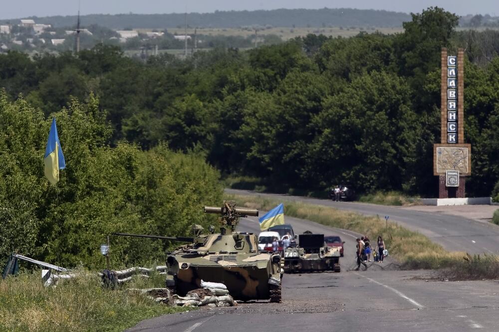 Ukrajinska vojska, Slavjansk, Foto: Reuters