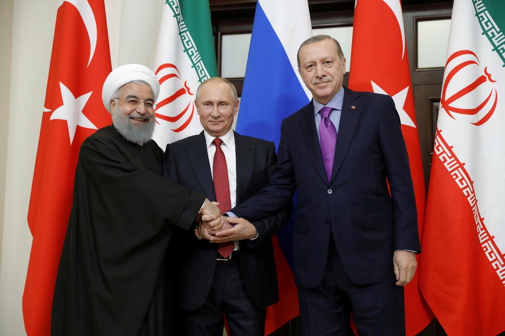 Hasan Rohani, Vladimir Putin, Redžep Tajip Erdogan, Foto: Reuters
