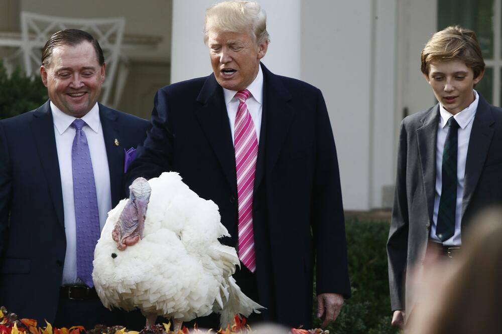Donald Tramp, ćurka, Foto: Reuters