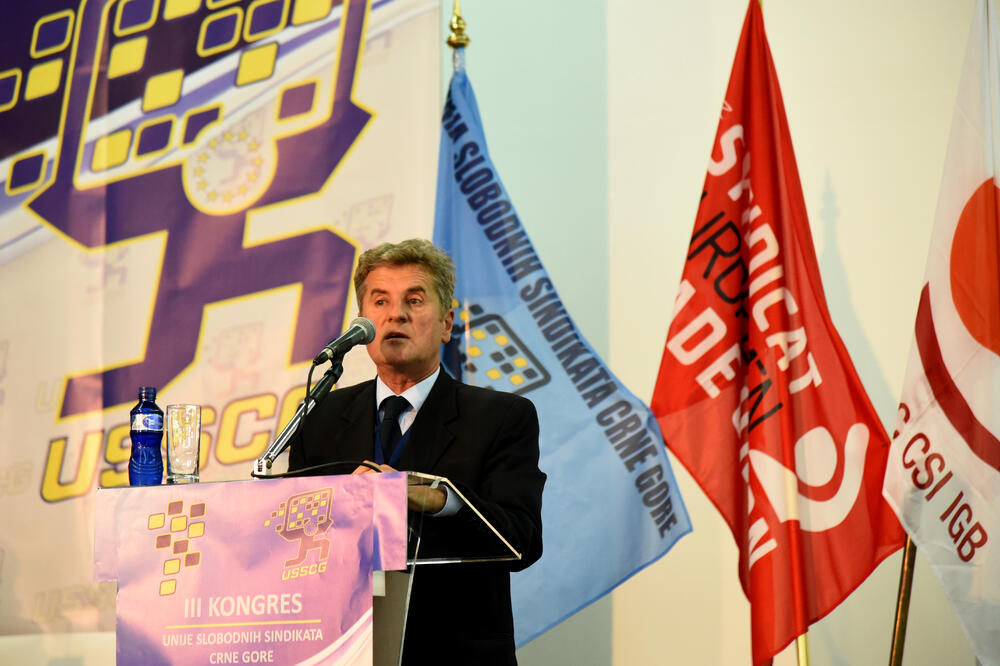 Unija slobodnih sindikata Kongres, Srđa Keković, Foto: Boris Pejović