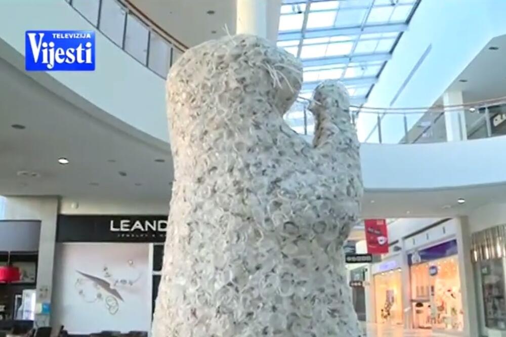 skulptura vidra, Foto: Screenshot (TV Vijesti)