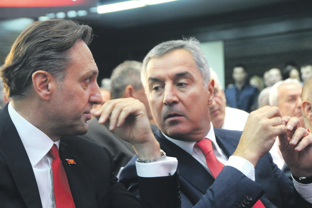 Ranko Krivokapić, Milo Đukanović, Foto: Boris Pejović