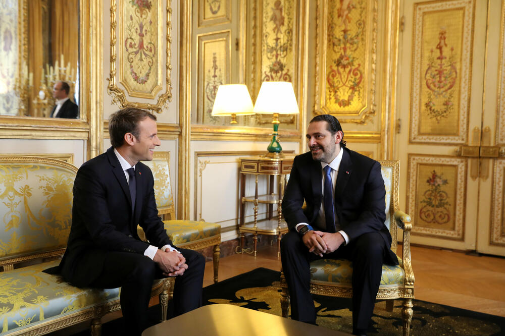 Emanuel Makron, Saad Hariri, Foto: Reuters